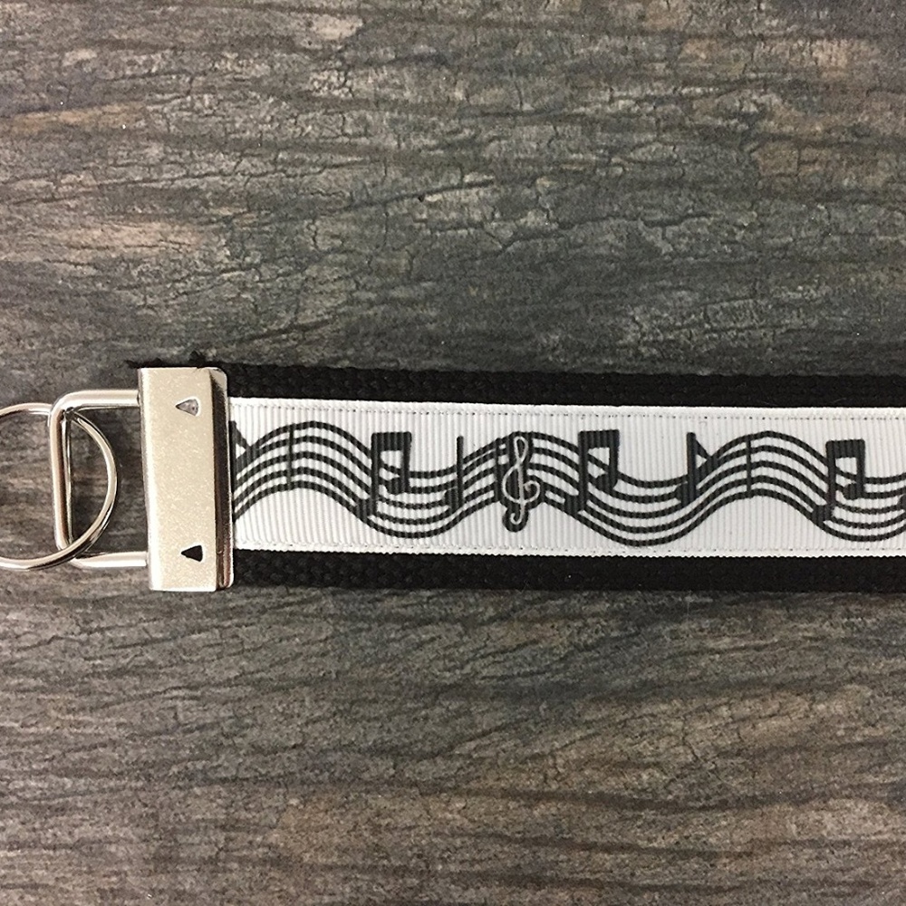 Music Keychain - Musically Keychain - Music Gift